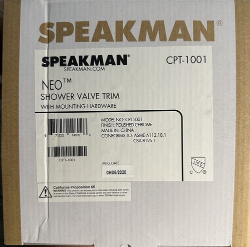 Speakman CPT-1001 Neo Shower Valve Trim in Polished Chrome