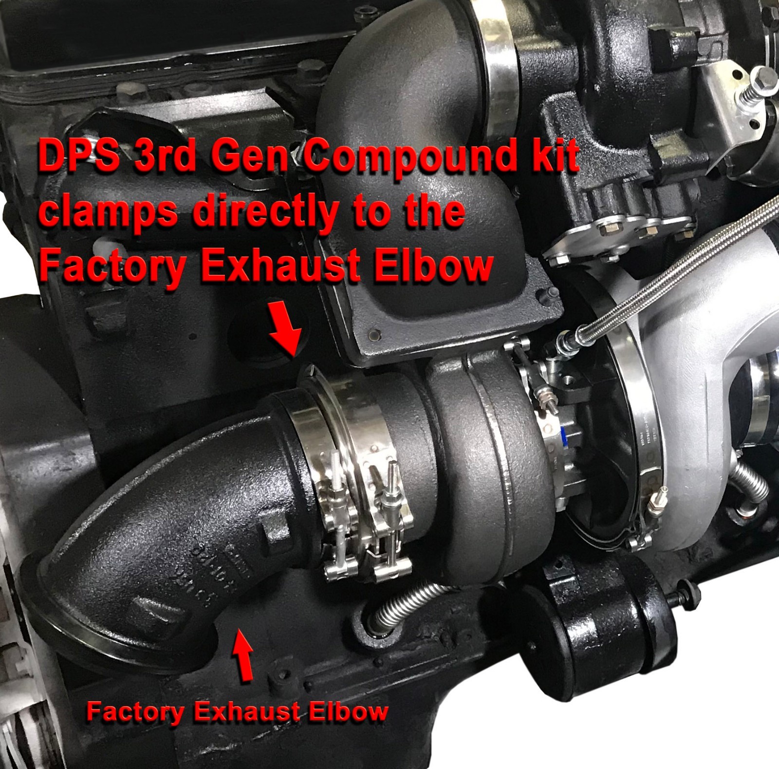 Dps Compound Turbo Twin Kit For Dodge Cummins Sequential Turbos 5.9