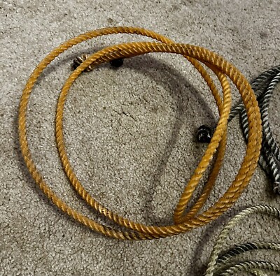 Cowboy Lariat Tie Down/ Piggin  String - 6  - 3 Strand Rope