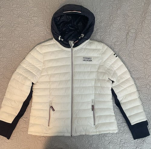 kalligraf Hvad angår folk generelt Tommy Hilfiger Packable White Puffer Puffy Jacket Men XL | eBay