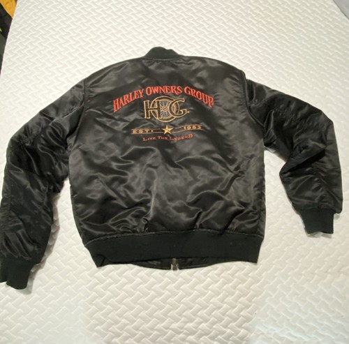ジャケット・アウター GOOD HELLER EVILACT RATS harley davidson Harley-Davidson Boys' Striped B&S Faux Leather Racer Jacket