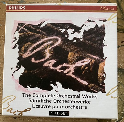 Bach: The Complete Orchestral Works (CD, Dec-1997, 9 Discs, Philips)