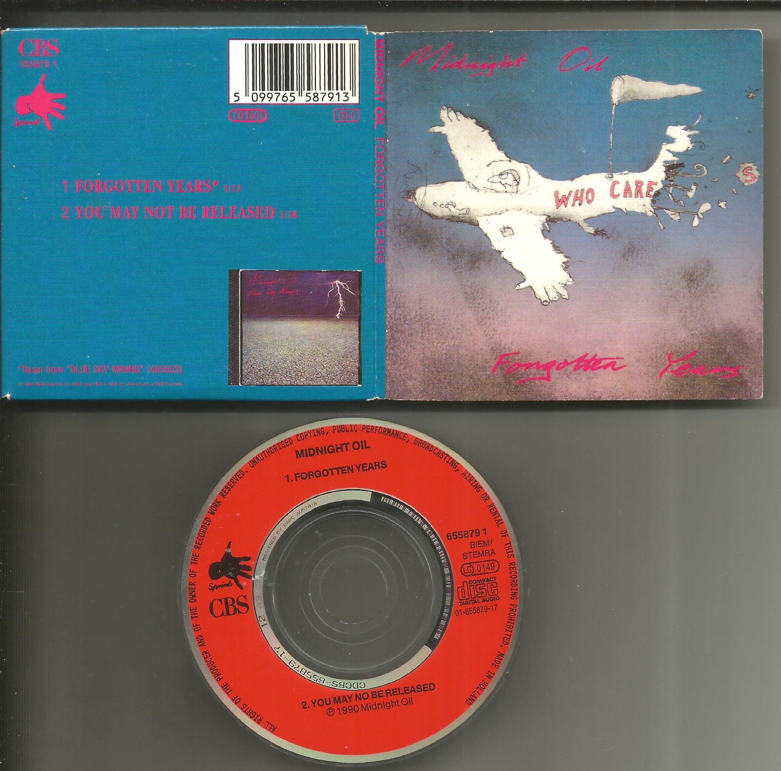 Forgotten Years W/ Unreleased 3 Inch Cd Single Mini Cd3 Usa Seller