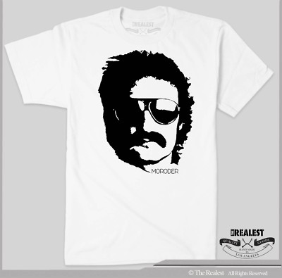 Giorgio Moroder T Shirt Godfather of Dance Electro  Disco DJ 
