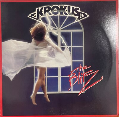 Krokus THE BLITZ ORIGINAL 1984 US print vinyl