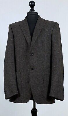 Abraham Moon England Men's Tweed Wool Jacket Blazer Size 42 - 102