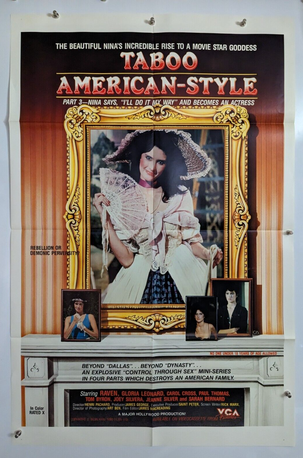 TABOO, AMERICAN STYLE - part 3 - NINA SAYS I'LL DO IT MY WAY - X rated