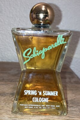 Schiaparelli Spring n Summer Splash Cologne 4 FL OZ Full No Box Rare