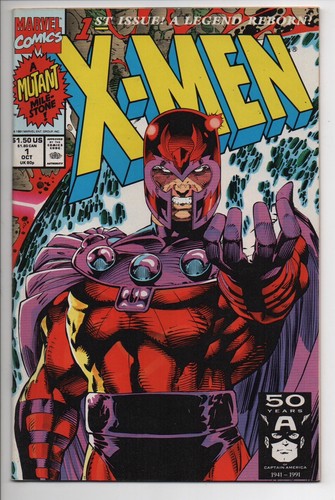X-Men 1 Marvel Comic Vintage 1991 A Legend Reborn Mutant