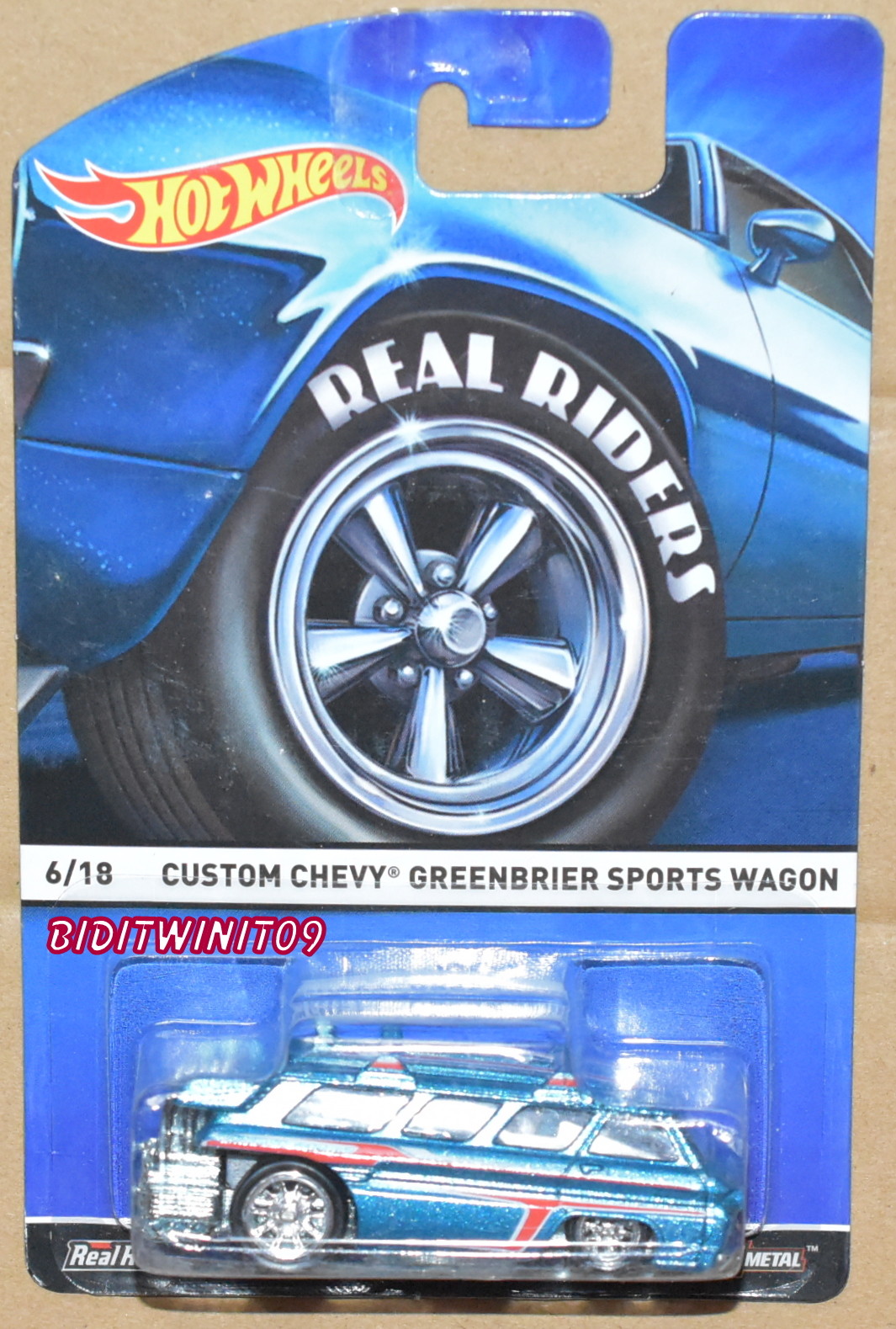 HOT WHEELS REAL RIDERS CUSTOM CHEVY GREENBRIER SPORT WAGON