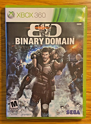 Binary Domain Microsoft Xbox 360 SEGA 2010 W/ Case & Manual