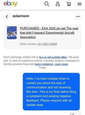 Item photo(s) from verified buyer