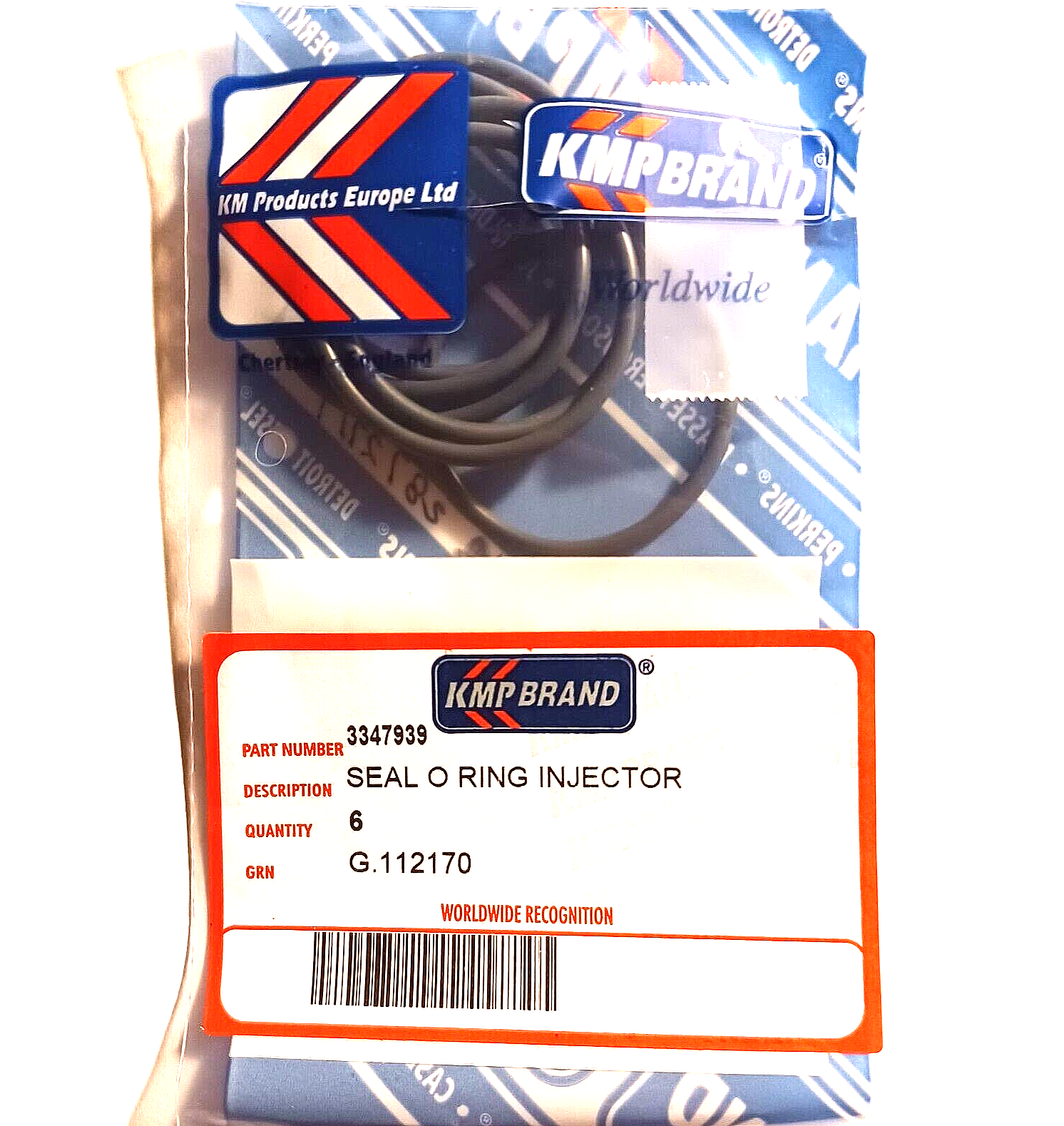 3347939 Pack of 6 Seal O-ring Injector for Cummins ISX