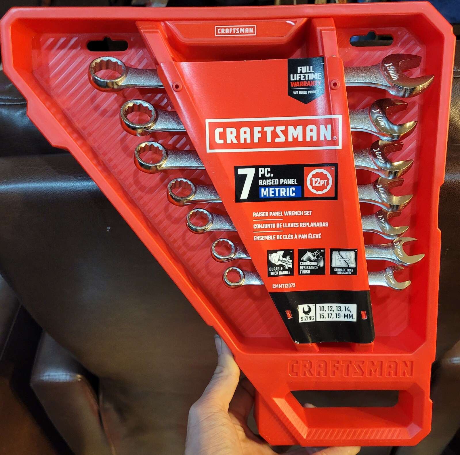 New Craftsman 7 Piece Metric Combination Wrench Set 10mm To 19mm