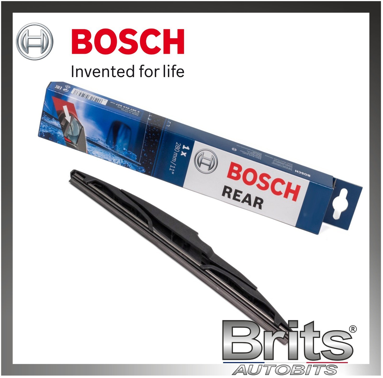 Rear Wiper Blade for MITSUBISHI OUTLANDER Mk2, Mk3 2006 on Bosch 8253A232 New