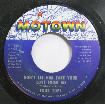Soul 45 Motown - Dont Let Him Take Your Love From Me / The Key On Motown Record
