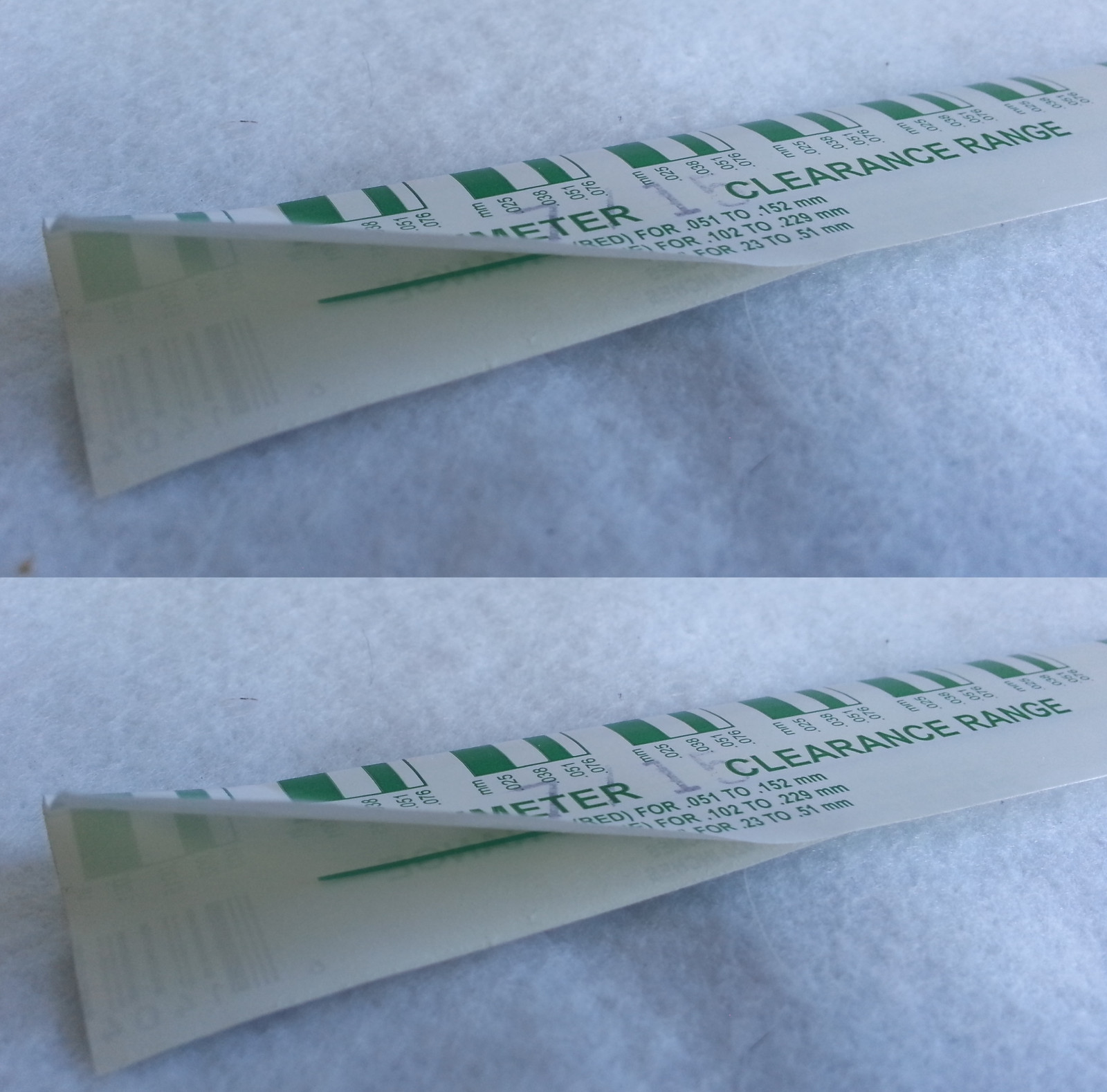 PLTPS グリーン Plasti Gauge- Green Engine Bearing Clearance Tool Plasti