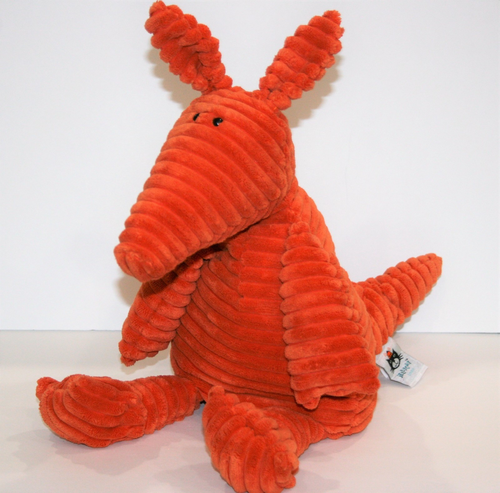 Jellycat Cordy Roy Kangaroo  Corduroy Orange Stuffed Animal Plush 18