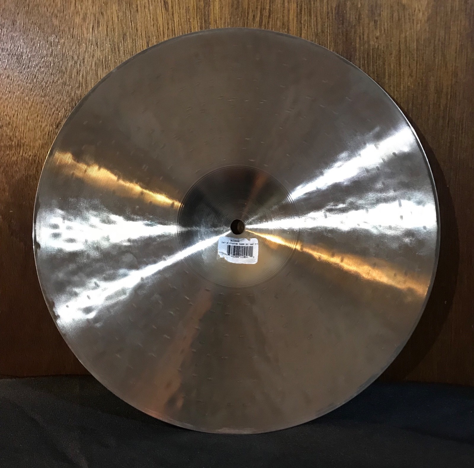 Zildjian k custom dark 14” hi hat top cymbal