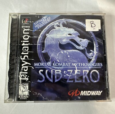 Mortal Kombat Mythologies Sub Zero PlayStation 1 PS1 1997