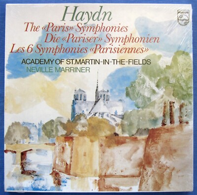 HAYDN The Paris Symphonies (6) MARRINER ASMF 3-LP Philips Holland 1982 * SEALED