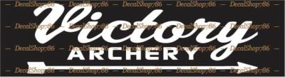 Victory Archery - Outdoor Sports/Bow Hunting - Vinyl Die-Cut Peel N' Stick Decal