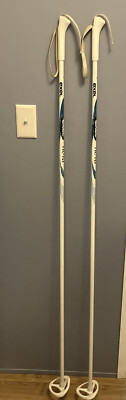 Vintage Exel Nova Cross Country Ski Poles 150cm Made In Finland Blue and White