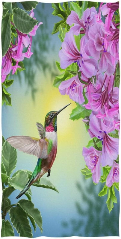 Ultra Soft Floral Bird Face Towel Highly Absorbe