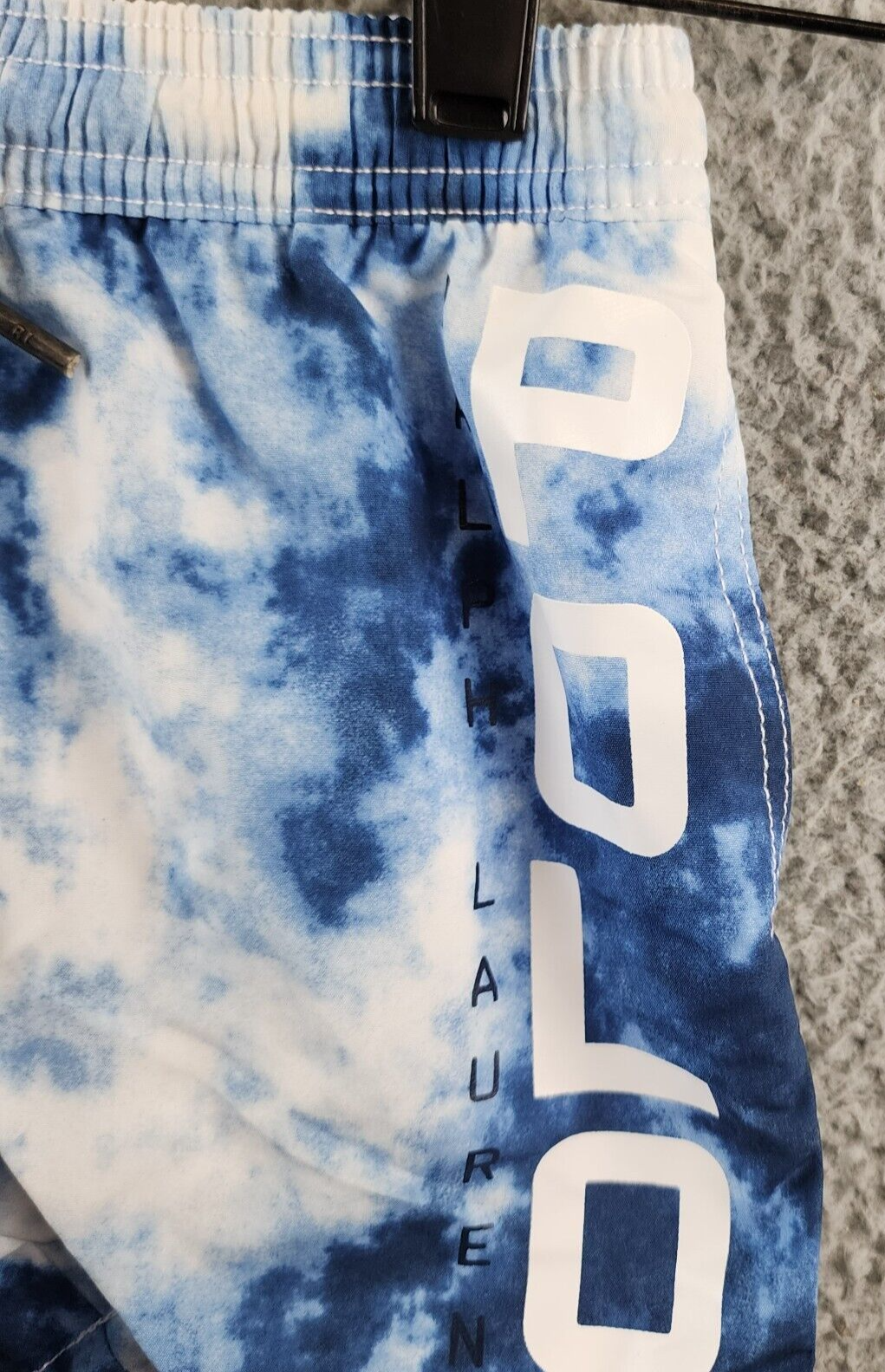 Polo Ralph Lauren Logo Swim Trunks Boys 4/4T Tie-Dye Multi Elastic Drawstring - Picture 4 of 12