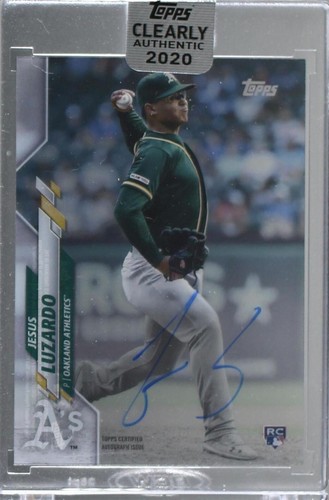 2020 Topps Clearly Authentic Autographs - Jesus Luzardo #CCA-JL