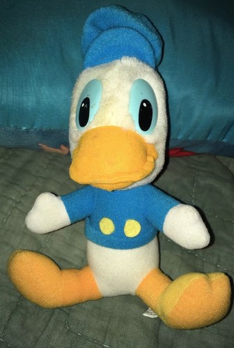 NEW Donald Duck Toy Factory Plush & Vintage Christmas Carol Donald Duck