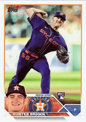 2023 Topps Complete Set - Hunter Brown #111