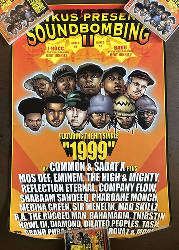RAWKUS Soundbombing II POSTER ポスター レア Rawkus Presents: Soundbombing II by Various Artists (Album