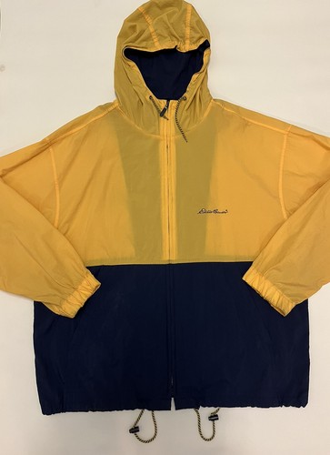 Vintage Eddie Bauer Full Zip ColorBlock Nylon Windbreaker