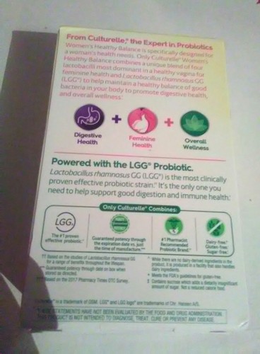 NEW Culturelle Digestive Health Women’s Healthy Balance Probiotic 30 CT Exp 2020