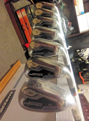Dynacraft Prophet CB 5-GW Irons on KBS Tour C Taper Lite R Flex Shafts. New!