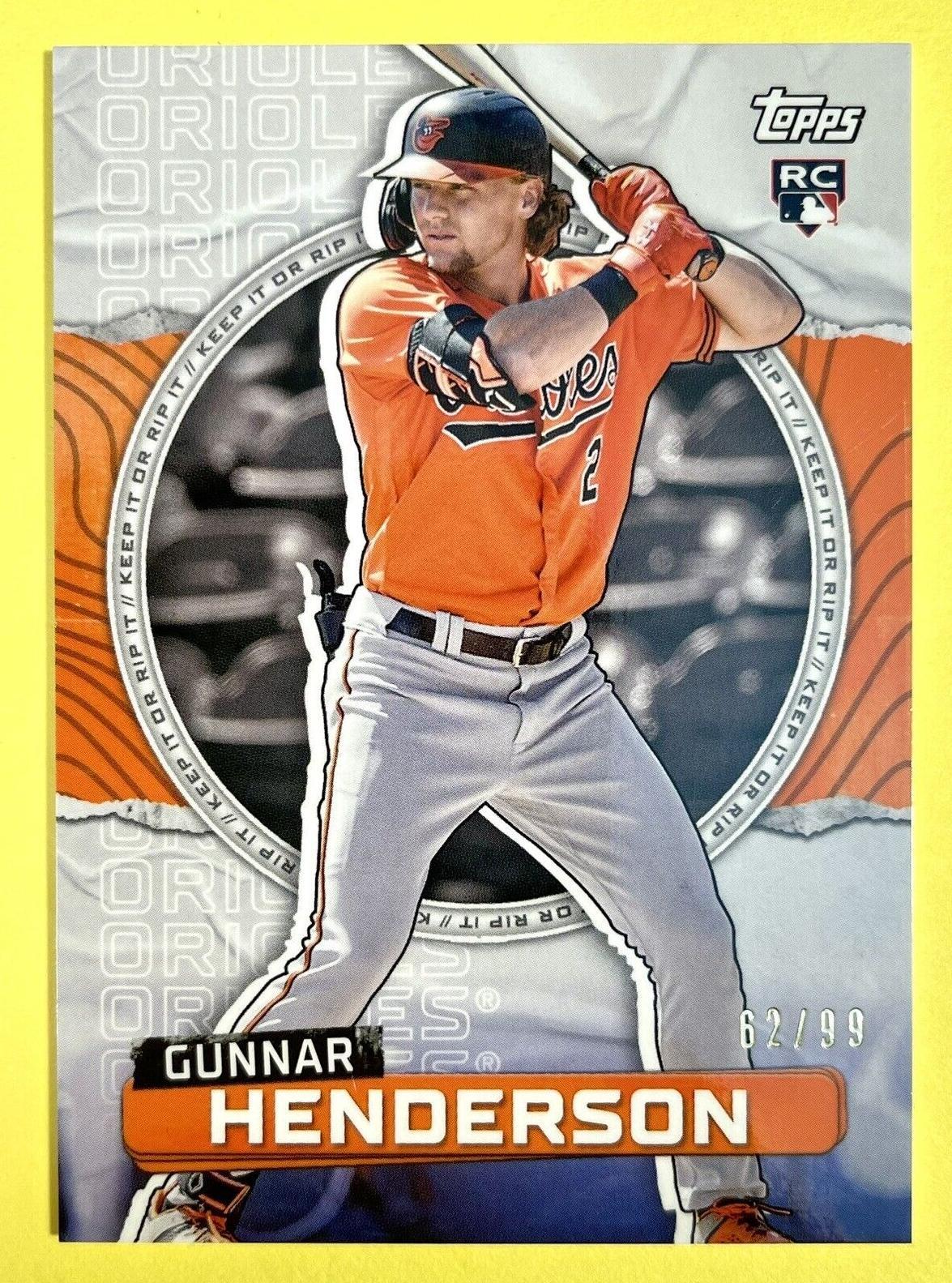 2023 Topps Rip - Gunnar Henderson #10 for sale | eBay