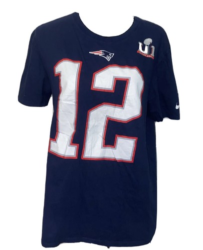 New England Patriots Tom Brady シャツ 12 Tom Brady #12 New England Patriots Super Bowl XLIX T-Shirt