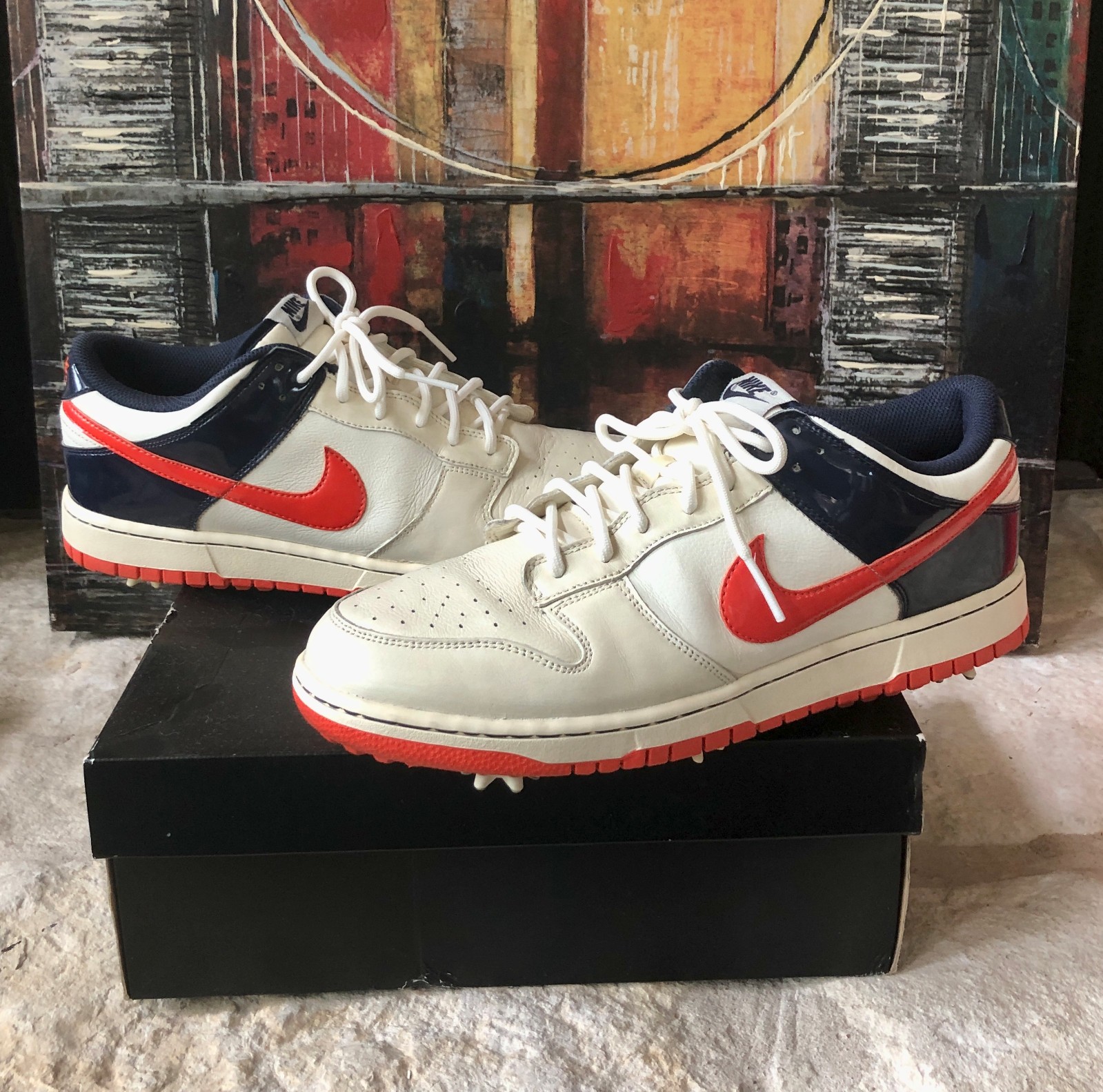 NIKE GOLF DUNK 27.5㎝ Nike Dunk Golf NG Low White Court Green for Sale
