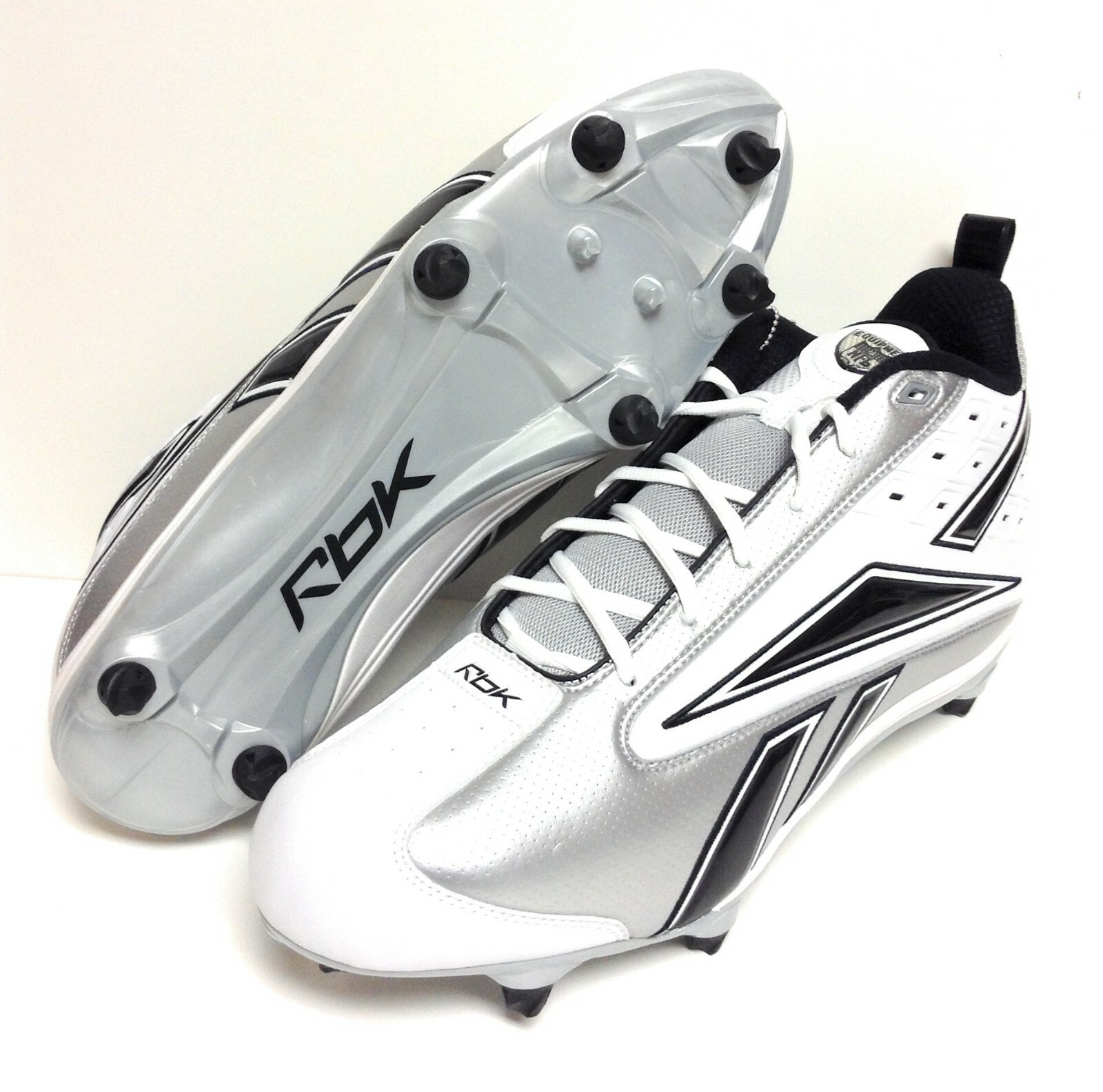 ユウ Mens Reebok Pro Thorpe II Mid D2 20-174329 White Black Football