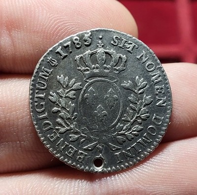 #99-6 ~ LOUIS XVI - Cinquième 1/5 d'Ecu 1785 A Paris