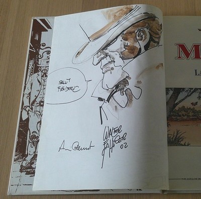 DEDICACE WALTER FAHRER / GATO MONTES TOME 2 EN EO / DARGAUD / TBE