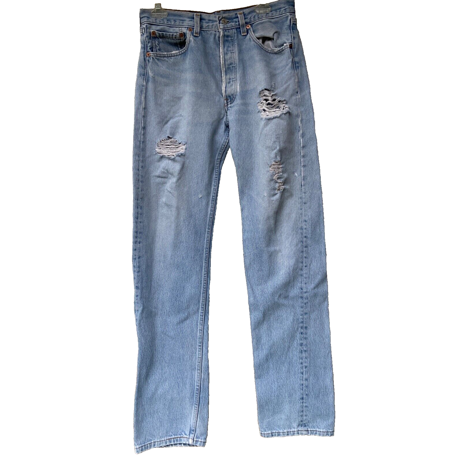 Vintage Levis 501 Blue Denim Jeans 30x33 Made USA WPL 423