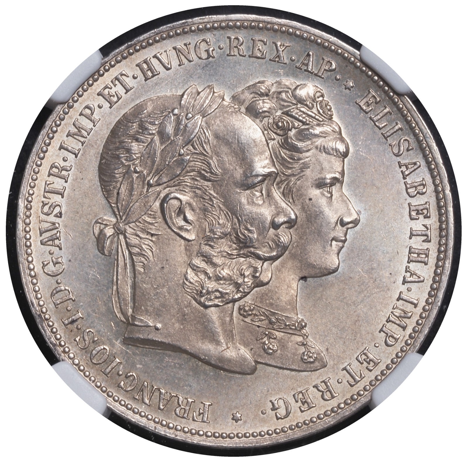 1879, Austria, Franz Joseph I. Silver 2 Gulden (Doppelgulden