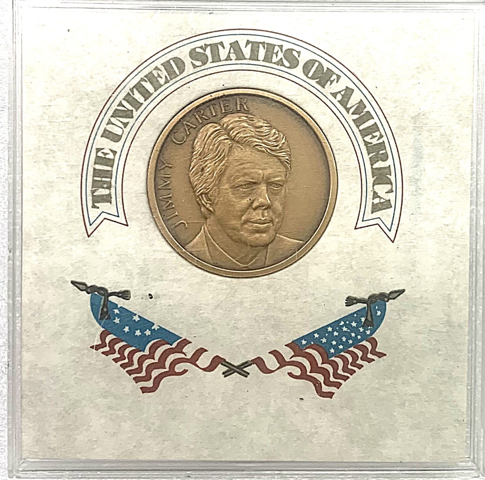 1977 Jimmy Carter 39th President Danbury Mint Commemorative
