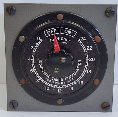 Industrial Timers RS-24HR TIME-O-LITE 24 Hour Cycle Timer