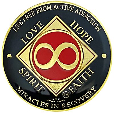 NA Infinity Medallion, Narcotics Anonymous Recovery Coin