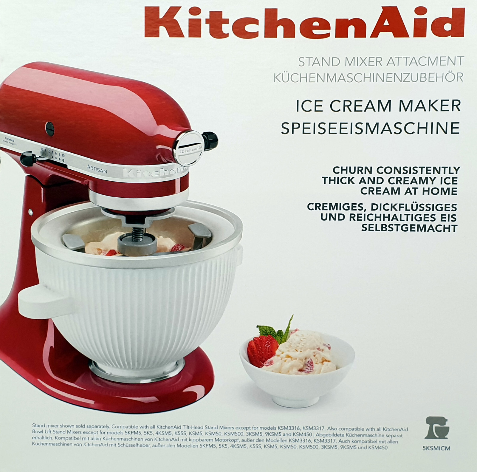 ice cream maker 5ksmicm