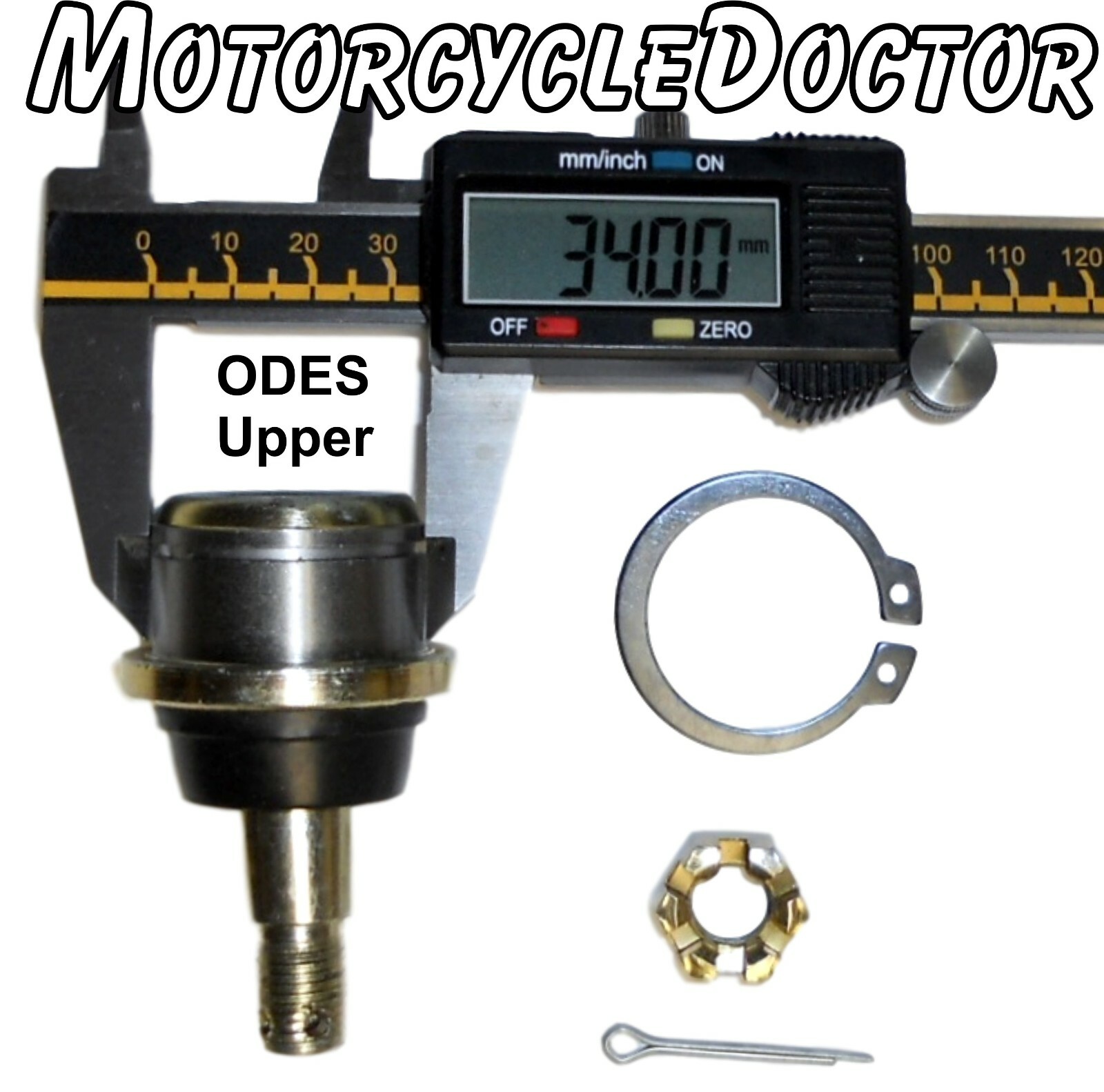 ODES,Ball Joint,Upper,Front,34mm,Dominator,D4,X2,X4,Raider