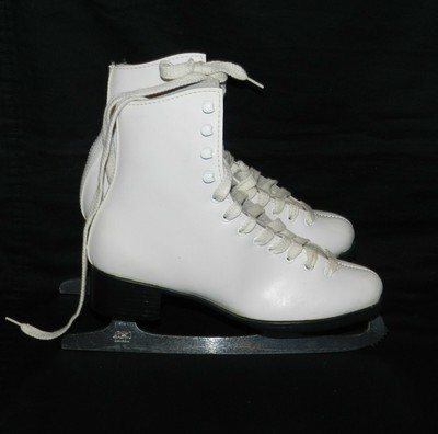 white ice skates size 6